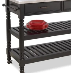 Savannah Kitchen Cart Wood - Black - Home Styles -Baxton Home Shop GUEST 1b7c06b3 a507 4c31 be8c a574073d0436
