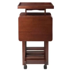 6pc Snack Table Set Walnut - Winsome 14 6pc Snack Table Set Walnut - Winsome -Baxton Home Shop GUEST 1c8af5fc a77a 4e1b 949c 432783fe90c1