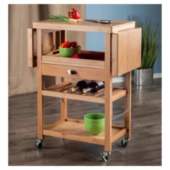 Barton Kitchen Cart Bamboo Natural - Winsome -Baxton Home Shop GUEST 1d48a5d5 c2d2 4ec7 8a2c da2cd9918fda