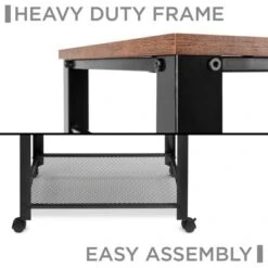 Best Choice Products 3-Tier Microwave Cart Rolling Utility Serving Cart Organizer W/ 2 Storage Shelves, 4 Hooks 11 Best Choice Products 3-Tier Microwave Cart Rolling Utility Serving Cart Organizer W/ 2 Storage Shelves, 4 Hooks -Baxton Home Shop GUEST 1ea98592 5ce4 47e8 9ab1 47d54e4880c6