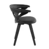 Gardenia PU Leather/Wood Dining Chair Black - LumiSource -Baxton Home Shop GUEST 1f5c0784 b5d3 4f75 b7f8 3111f060b358