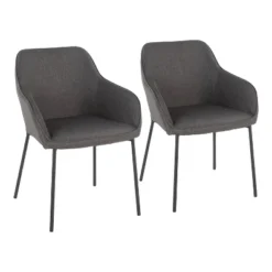 Set Of 2 Daniella Contemporary Dining Chairs - LumiSource -Baxton Home Shop GUEST 1f7c87cf db48 49a9 a515 6c801eb0db4d