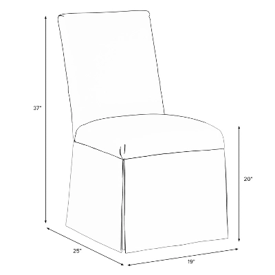Logan Dining Chair Slipcover - Threshold™ 8 Logan Dining Chair Slipcover - Threshold™ - Image 6