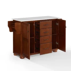 Eleanor Granite Top Kitchen Island Mahogany - Crosley -Baxton Home Shop GUEST 207216cc 27cc 42ca bd64 4b087a1aefde