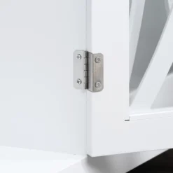 HOMCOM Sideboard, Buffet Cabinet With Storage, Adjustable Shelves, Credenza With 3 Glass Doors For Living Room, Study, White -Baxton Home Shop GUEST 21c1e6e0 6c45 4799 acf1 7e2cbeb10824