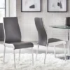 Set Of 2 Nora Contemporary Dining Chairs Gray/White - Buylateral -Baxton Home Shop GUEST 2217e94b d96b 4a12 a4aa 7f2f3a13dcbb