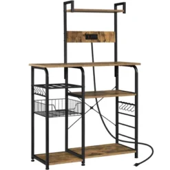 Yaheetech 4-Tier 55" Kitchen Baker's Rack With Power Outlet 19 Yaheetech 4-Tier 55" Kitchen Baker's Rack With Power Outlet -Baxton Home Shop GUEST 232cd2f4 2b2a 4645 805f 42c0a45b2e3d