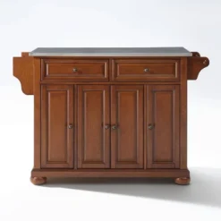 Alexandria Stainless Steel Top Kitchen Island - Crosley -Baxton Home Shop GUEST 2364dfec 6f37 46a4 8542 d16c37666c70