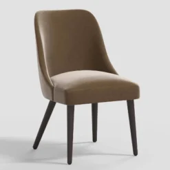 Geller Modern Dining Chair In Shiny Velvet Mystere - Threshold™ -Baxton Home Shop GUEST 2369bae7 56ac 4476 907a bffe87efe6d3