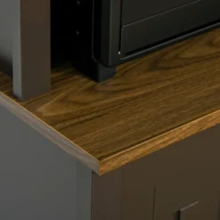 HOMCOM 70" Kitchen Buffet Hutch With 3-Tier Shelving, Freestanding Storage Pantry Cabinet With Adjustable Shelves, Countertop, Coffee -Baxton Home Shop GUEST 24162c5c 5567 4e4d a8eb c13d7706dc50