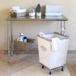 Commercial Grade Nsf Stainless Steel Top Work Table Chrome - Seville Classics -Baxton Home Shop GUEST 2419e5d2 3b25 4ec0 9d7e cca069b9cf6f