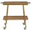Felix 2 Tier Bar Cart Gold - Adore Decor -Baxton Home Shop GUEST 263208a0 77d0 4de3 8e02 ba1937731387