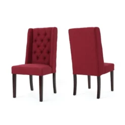 Set Of 2 Blythe Tufted Dining Chairs - Christopher Knight Home -Baxton Home Shop GUEST 27448885 ea26 4727 a5e8 4b6eb8a19dcd