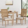 Set Of 2 Maria French Country Wood And Cane Upholstered Dining Chairs - Christopher Knight Home -Baxton Home Shop GUEST 27b4f22c f1d3 4a2e 84f4 cef8e6ac1ede