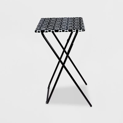 Set Of 2 TV Tray Black / White - Atlantic 5 Set Of 2 TV Tray Black / White - Atlantic - Image 3