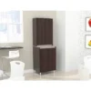 4 Door Breakroom Cabinet Espresso/Amber Gray - Inval -Baxton Home Shop GUEST 29070777 40c7 4c99 9e89 6d63b39239be
