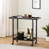 City Life Metal Bar Cart On Wheels Black - South Shore -Baxton Home Shop GUEST 29808e51 3dd1 49ce afb0 a98ae06c7ab6