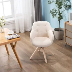 Upholstered Swivel Dining Armchair - Kinwell -Baxton Home Shop GUEST 299000fb 31ad 42e5 afbd cdcda06692f9