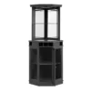Home Source Corner Bar Unit Charcoal -Baxton Home Shop GUEST 29af4a70 421c 4fe8 9cb3 9232867c0916