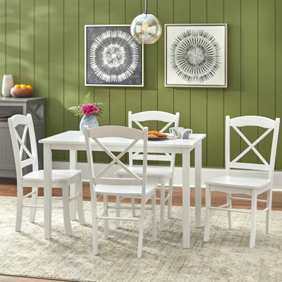 Set Of 2 Tiffany Cross Back Chairs - Buylateral 5 Set Of 2 Tiffany Cross Back Chairs - Buylateral - Image 3