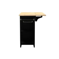 Ultom Expandable Freestanding Kitchen Island Black/Natural - Aiden Lane -Baxton Home Shop GUEST 2b265b8c 47a8 4939 a390 26eed199161b
