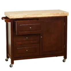 Monterey Kitchen Cart Espresso - Buylateral -Baxton Home Shop GUEST 2ea77648 e396 4d66 b4f3 afa6b23d7201