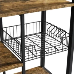 Yaheetech Utility Kitchen Storage Rack With 4 Shelves -Baxton Home Shop GUEST 2ee6cb78 f776 4431 b18d a594445f6656