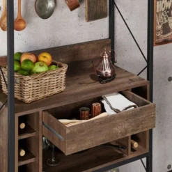 Orella Rustic Baker's Rack Reclaimed Oak - MiBasics -Baxton Home Shop GUEST 2f7dc649 057c 4f2b bc55 8a1778f512cf