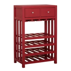 Napa 20 Bottle Wine Holder Tower - Buylateral -Baxton Home Shop GUEST 3038f17b 5542 4d35 b1a1 77a7c9935345