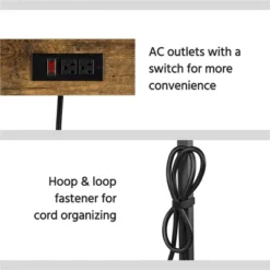 Yaheetech 3-Tier Kitchen Island Rolling Cart With Shelves For Dining Room -Baxton Home Shop GUEST 328036b9 0457 4a43 920a 25457e8731ab