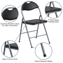 Emma And Oliver 4 Pack Black Vinyl Padded Metal Folding Chair Home Office 14 Emma And Oliver 4 Pack Black Vinyl Padded Metal Folding Chair Home Office -Baxton Home Shop GUEST 33132892 f487 4cfd 8674 eb6bd6c206f8