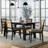 Oak Park Cane Dining Chair Black - Threshold™ Designed With Studio McGee -Baxton Home Shop GUEST 33ee22f9 b508 4b41 8ee6 a5528db337cc