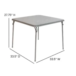Emma And Oliver Foldable Card Table With Vinyl Table Top - Game Table - Portable Table -Baxton Home Shop GUEST 34d04428 60af 46f9 ad9a e5b9596d6a09