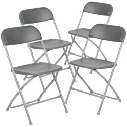 Emma And Oliver 650 Lb. Capacity Premium Home And Event Plastic Folding Chair (4 Pack) -Baxton Home Shop GUEST 34f18481 9071 406b 9e80 436ec50002b4