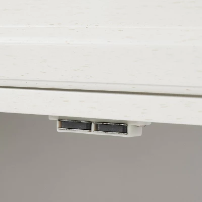 3pc Tara Sideboard And Bookcase Set Distressed White - Crosley 18 3pc Tara Sideboard And Bookcase Set Distressed White - Crosley - Image 16