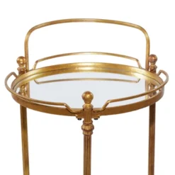 Traditional Iron And Mirrored Bar Cart Brass - Olivia & May -Baxton Home Shop GUEST 358bf920 b931 44c1 b7ae 9c9f4042cea1