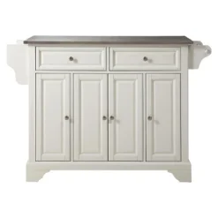 LaFayette Stainless Steel Top Full Size Kitchen Island - Crosley -Baxton Home Shop GUEST 3590b683 cac9 4c7e a7d0 b976e0b89862