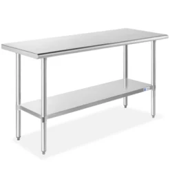 GRIDMANN Stainless Steel Tables With Undershelf, NSF Commercial Kitchen Work & Prep Tables For Restaurant And Home -Baxton Home Shop GUEST 35a693cf 6821 4e5d 9fbe 6575ed66a95f