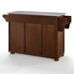 Eleanor Stainless Steel Top Kitchen Island Mahogany/Stainless Steel - Crosley -Baxton Home Shop GUEST 360452ca fd6d 4053 aed4 b3103eb9c1a1