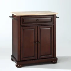 Alexandria Wood Top Portable Kitchen Island/Cart - Crosley -Baxton Home Shop GUEST 36dcc66e ee4a 4355 95af a74949e7cb1e