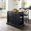 Coventry Drop Leaf Top Kitchen Island With X-Back Stools Black - Crosley -Baxton Home Shop GUEST 37729ec7 48fc 4c8a 82d3 77d1f3bdbe87