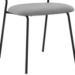 Set Of 2 Carlo Velvet Metal Dining Chairs Gray/Black - Armen Living -Baxton Home Shop GUEST 383897c9 ea58 437a b71a 26b25dc49d5d