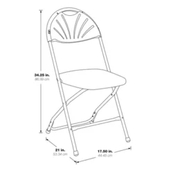 Plastic Folding Chair Light Gray - OSP Home Furnishings -Baxton Home Shop GUEST 38e3400f d2f4 4a9d 93de 682ad6205064