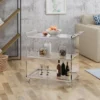 Yves Acrylic Bar Trolley Clear - Christopher Knight Home