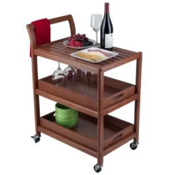 Albert Entertainment Cart Walnut - Winsome -Baxton Home Shop GUEST 3a954425 d725 4b5b b3dc ea8d278218d8