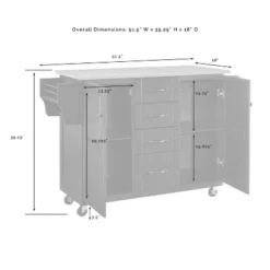 Eleanor Granite Top Kitchen Cart Mahogany - Crosley -Baxton Home Shop GUEST 3ace77ca 782d 46c3 b0a0 82d9b9c9b54e 1