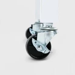 Hennington Kitchen Cart With Stainless Steel Top White - Boraam -Baxton Home Shop GUEST 3b6b4251 2b2a 4755 be8b a4b3dd15b78c