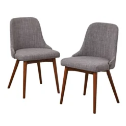 Set Of 2 Saville Dining Chairs Gray - Buylateral 9 Set Of 2 Saville Dining Chairs Gray - Buylateral -Baxton Home Shop GUEST 3b7c714d 239e 46b2 bd4d 9cd795117f60