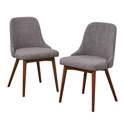 Set Of 2 Saville Dining Chairs Gray - Buylateral 6 Set Of 2 Saville Dining Chairs Gray - Buylateral - Image 4