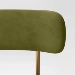 Orion Luxe Dining Chair With Brass Legs Olive Green Velvet - Threshold™ -Baxton Home Shop GUEST 3bdc1113 2417 49f9 8d4f c2d4be4d4a20